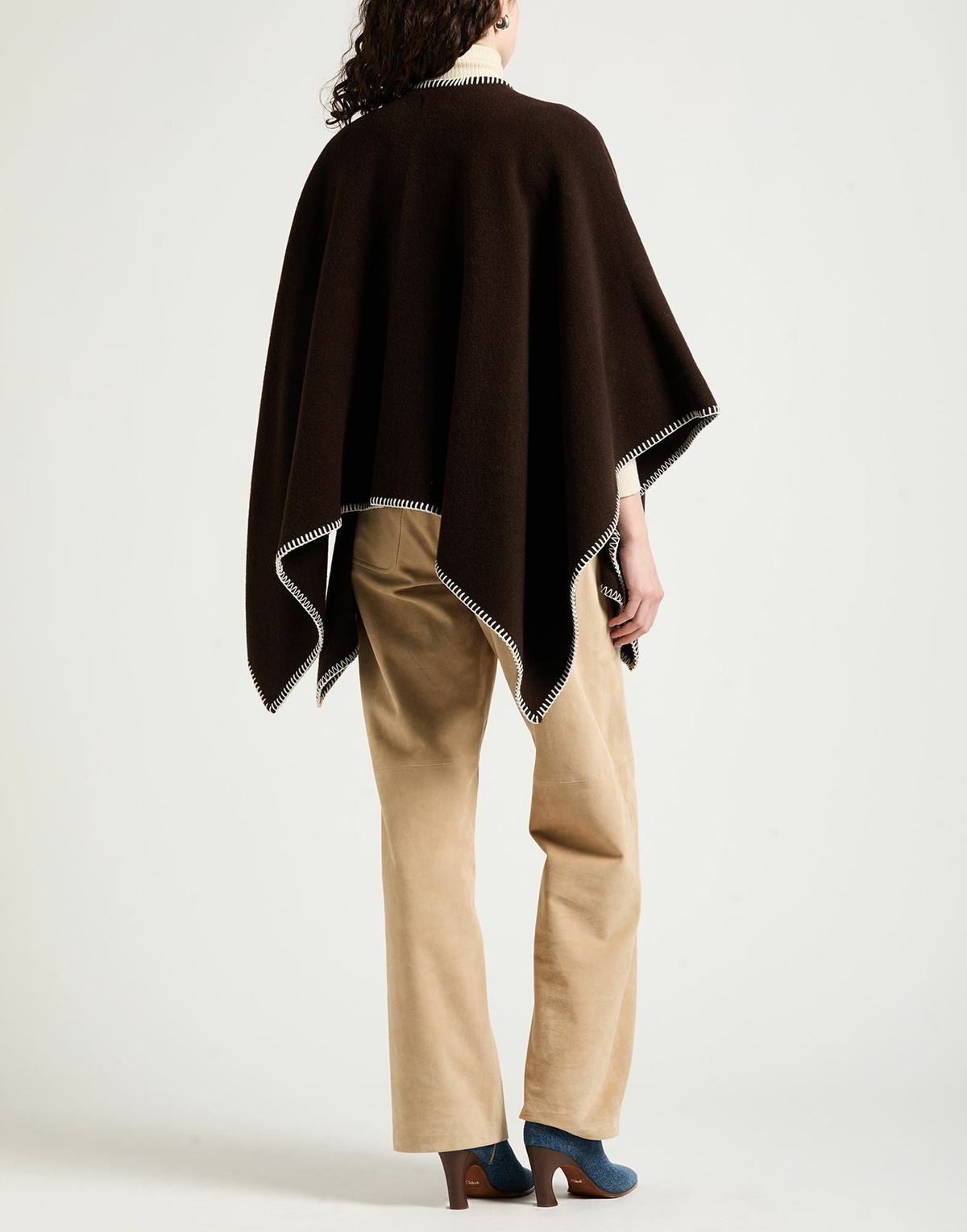 Rag & Bone Womens Cape Dark in Brown