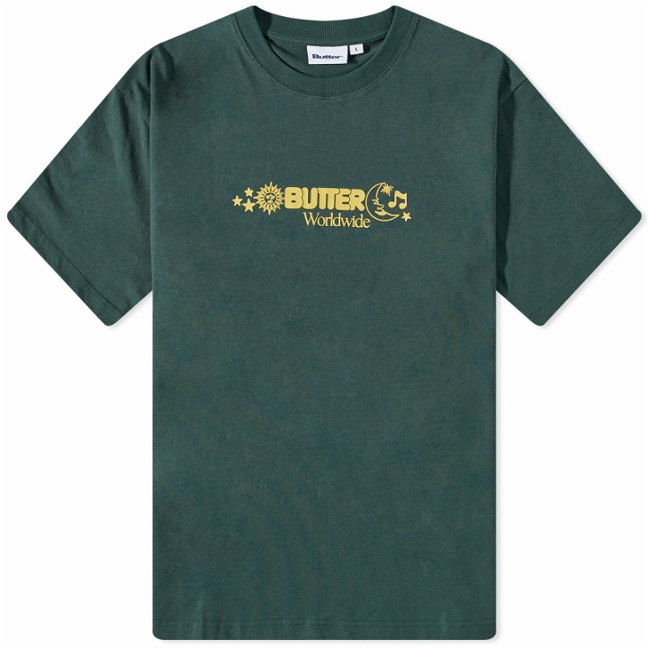 Photo: Butter Goods Men's Zodiac T-Shirt in Dark Forest