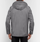 Theory - Checked Shell Hooded Jacket with Detachable Gilet - Gray