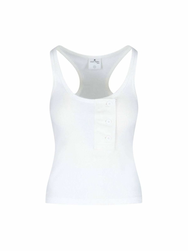 Photo: Courrèges Tank Top oblique 90s