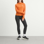 Nike Women's ACG Trail UV Hooded Mid Layer Fleece in Safety Orange/Summit White