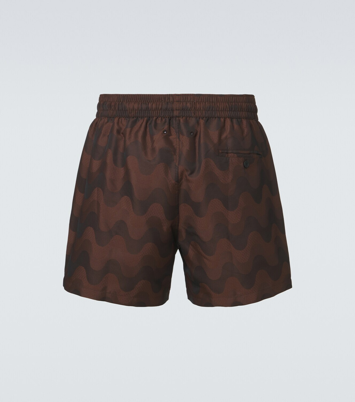Frescobol Carioca Rio printed jacquard swim trunks