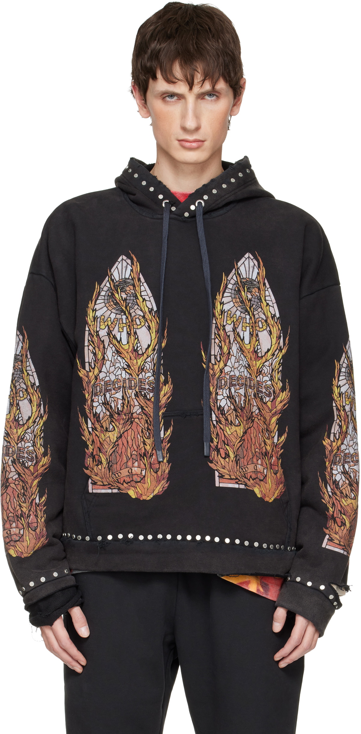 Who Decides War Black Hardware Hoodie