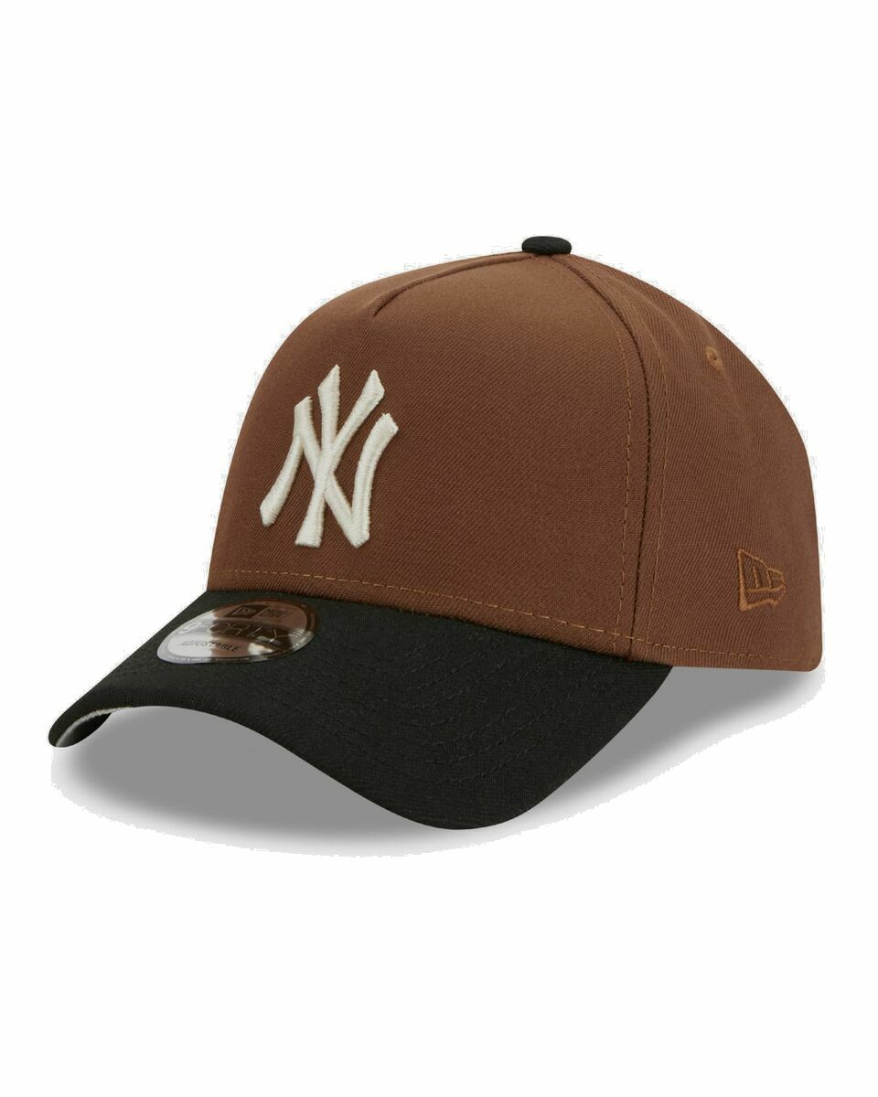 Photo: New Era New York Yankees Harvest 940 Af Cap Brown - Mens - Caps