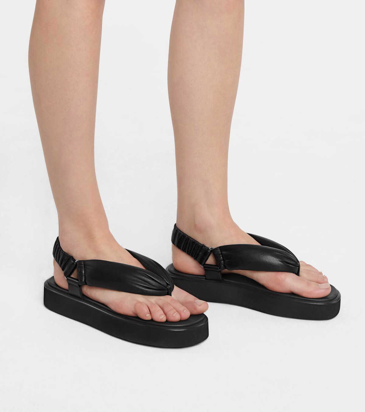 Miu Miu Leather thong sandals