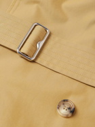 Burberry - Iridescent Cotton-Gabardine Trench Coat - Brown