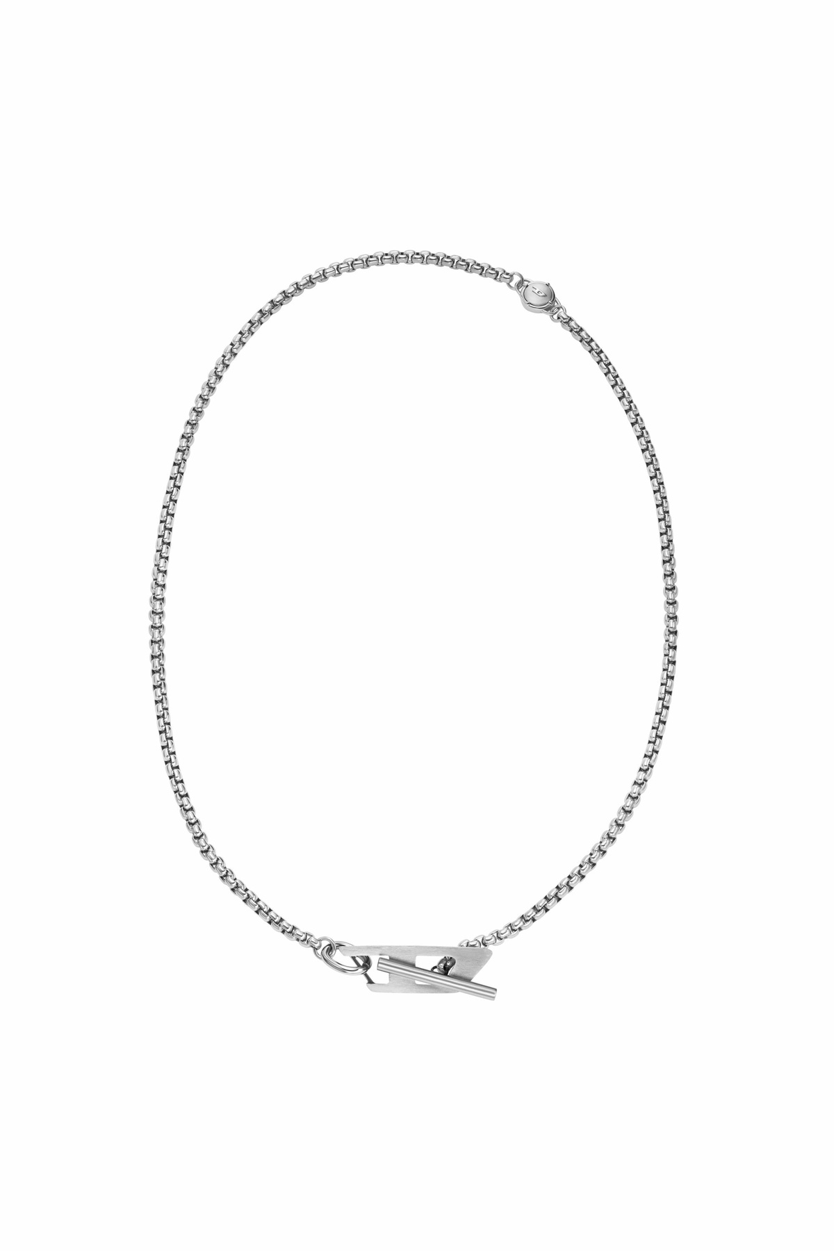 Diesel Stainless steel chain necklace - Necklaces - Unisex - Silver