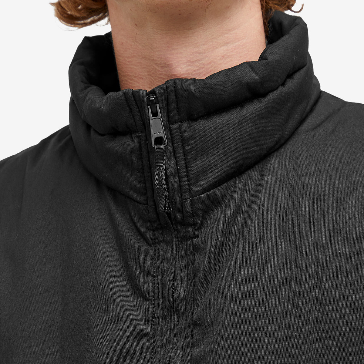 orSlow Men's Nylon Padded Vest in Black