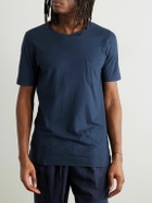 Massimo Alba - Panarea Cotton-Jersey T-Shirt - Blue