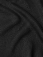 SAINT LAURENT - Silk-Organza T-Shirt - Black