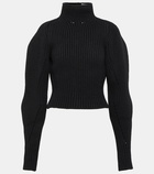 Alaïa Wool-blend turtleneck sweater