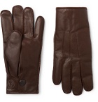RRL - Cashmere-Lined Leather Gloves - Brown