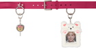 doublet Pink 'Ita' Leather Belt