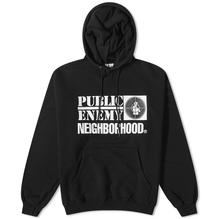 Photo: Neighborhood Men's x Public Enemy Hoodie in Black