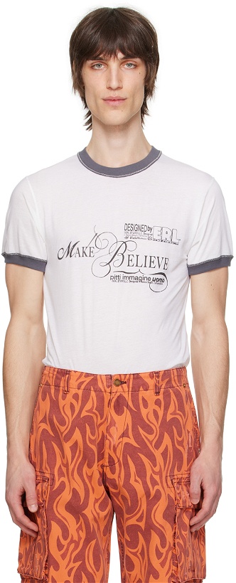 Photo: ERL Off-White'Make Believe' T-Shirt