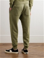 TOM FORD - Tapered Cotton-Blend Jersey Sweatpants - Green