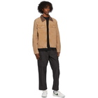 Stussy Tan Canvas Washed Work Shirt Jacket