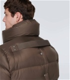 Rick Owens Mountain quilted down jacket