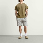 Les Tien Men's Pique Cotton T-Shirt in Military Ice