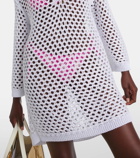 Valentino Fishnet beach dress