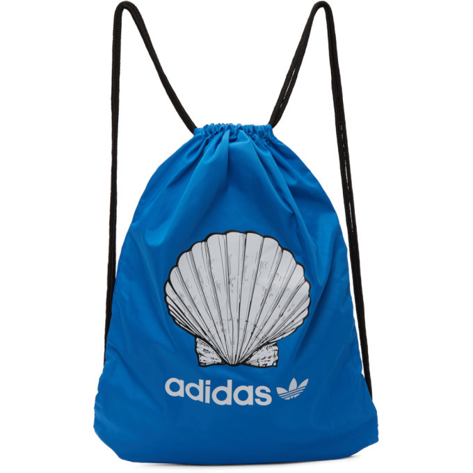 Photo: Noah NYC Blue adidas Originals Edition Shell Drawstring Backpack
