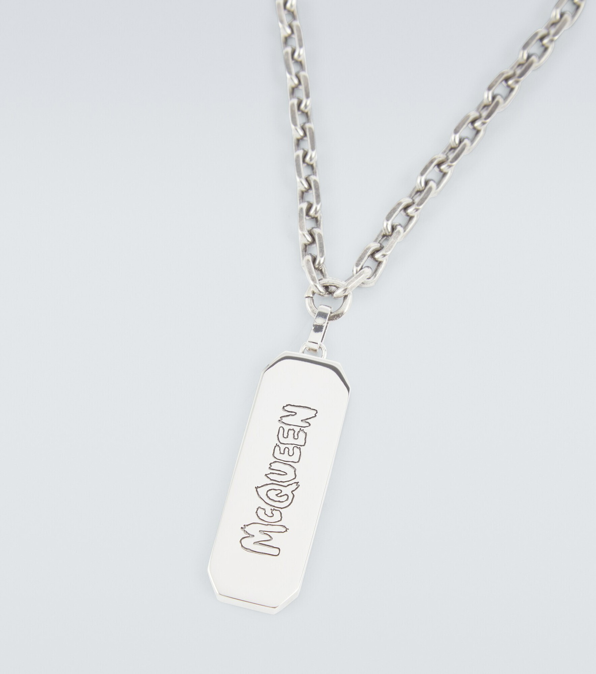 【関税&送料込】Alexander Mcqueen 925 Silver Necklace Alexander McQueen Skull Chain Necklace | Silver | FARFETCH