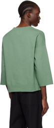 visvim Green Ultimate Jumbo Sweatshirt