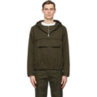 Helmut Lang Khaki Popover Zip Jacket