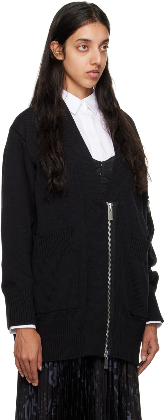 Sacai Black Knitted