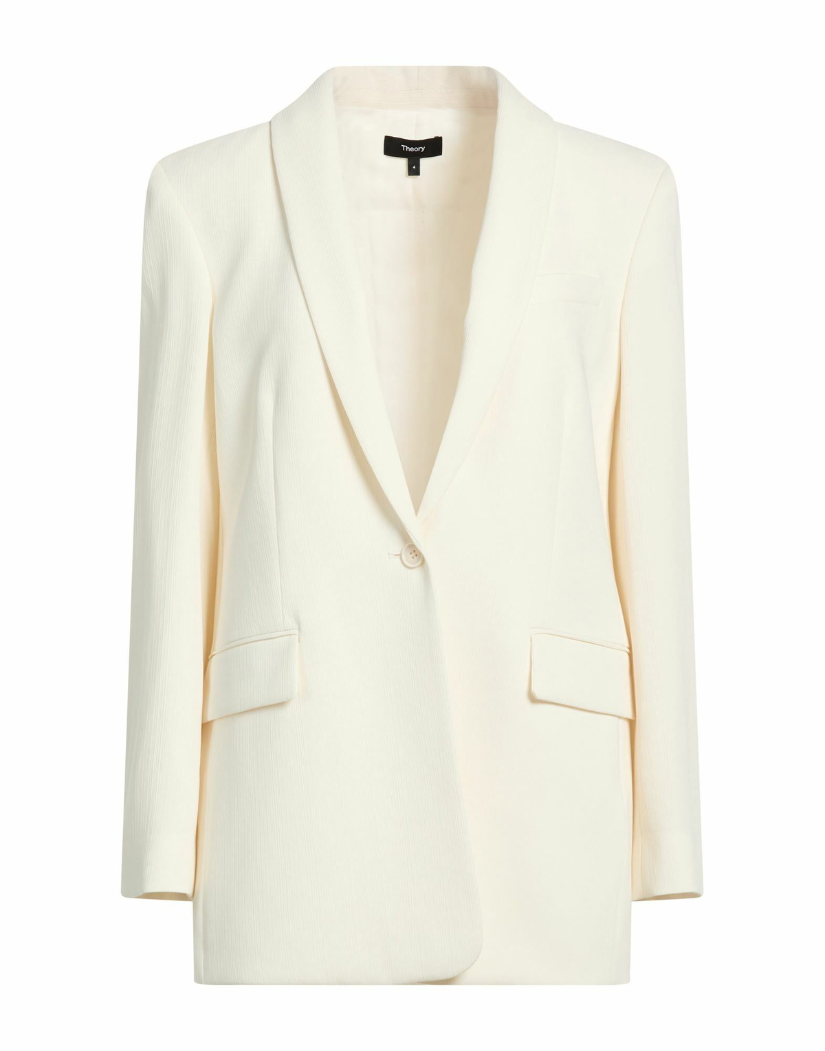 Theory Womens Blazer in Cream