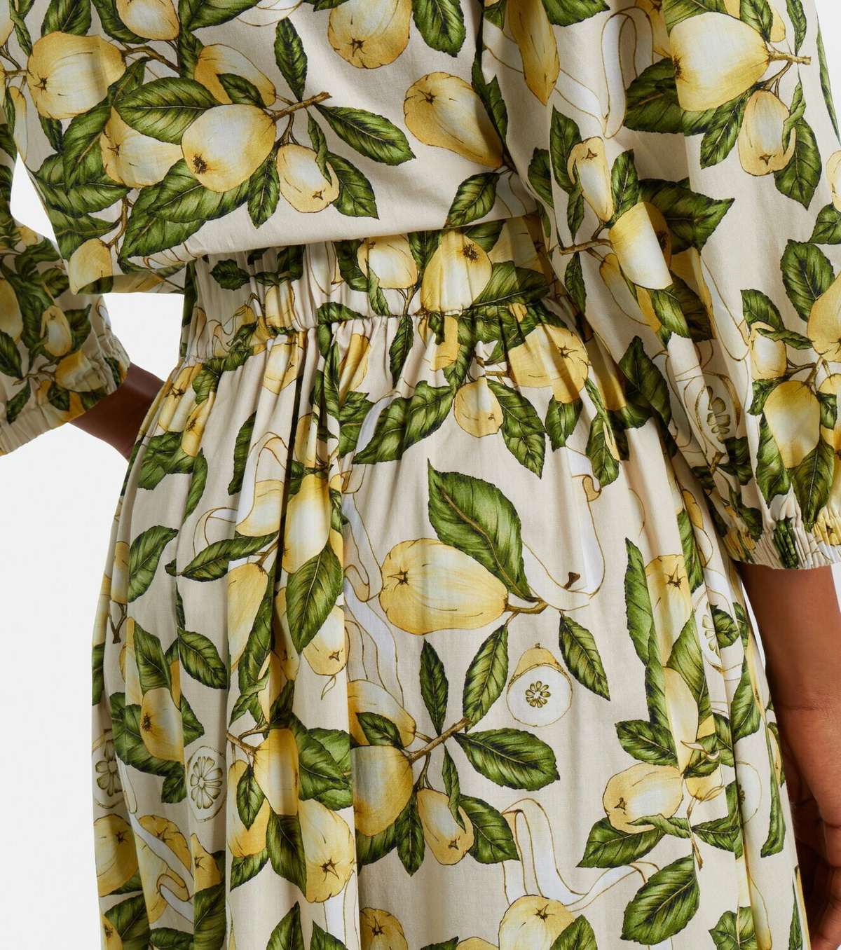 Adriana Degreas Printed cotton-blend maxi skirt