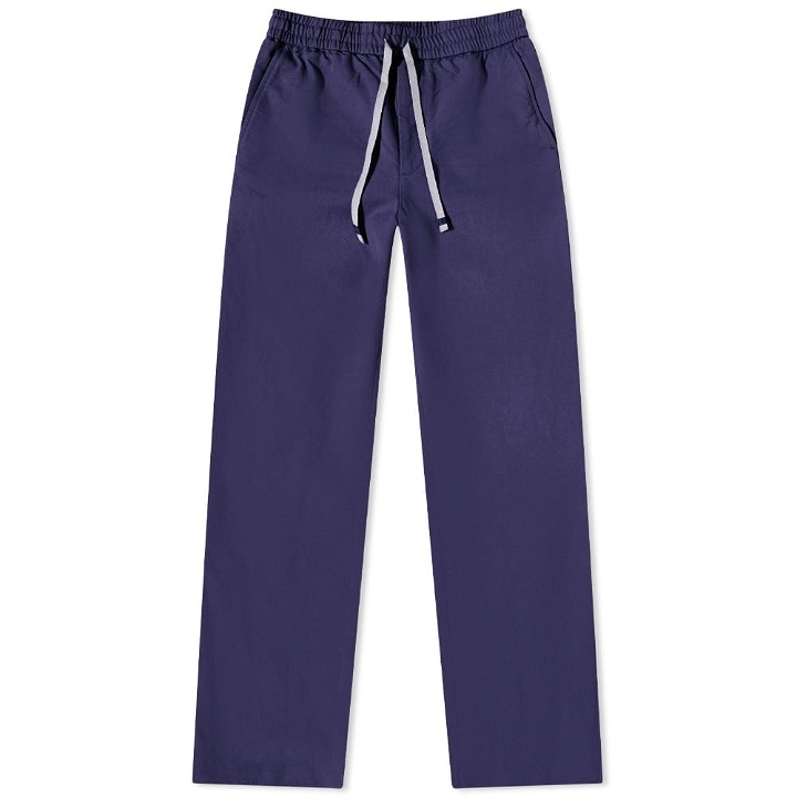 Photo: Gucci Men's Logo Cotton Canvas Drawstring Pant in Abyss/Mix