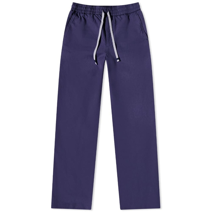 Photo: Gucci Men's Logo Cotton Canvas Drawstring Pant in Abyss/Mix