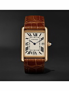 Cartier - Tank Louis Cartier 34mm 18-Karat Gold and Alligator Watch, Ref. No. CRW1529756