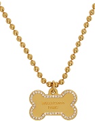 Balenciaga Gold Puppy Necklace