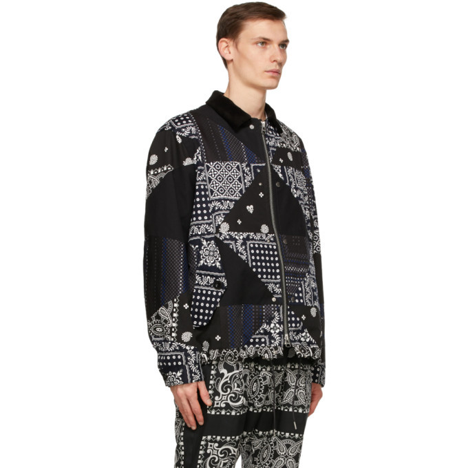 Sacai Black and Navy Hank Willis Thomas Edition Archive Print