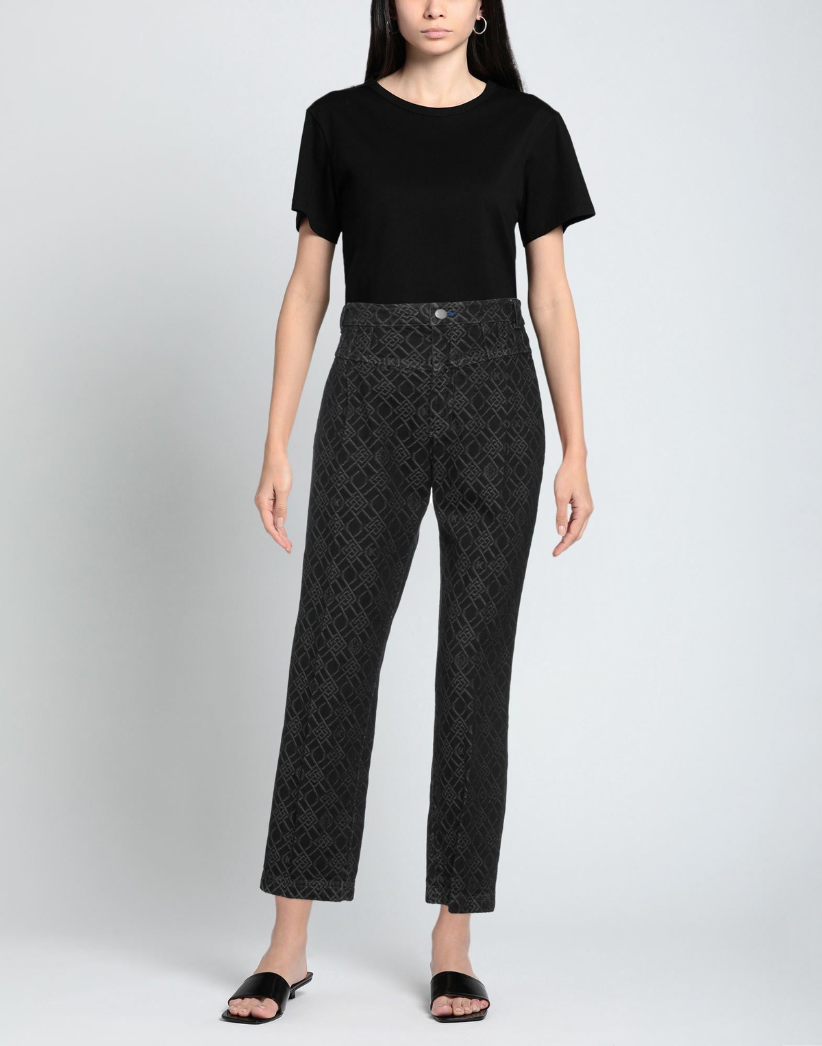 Koché Womens Jeans Charcoal