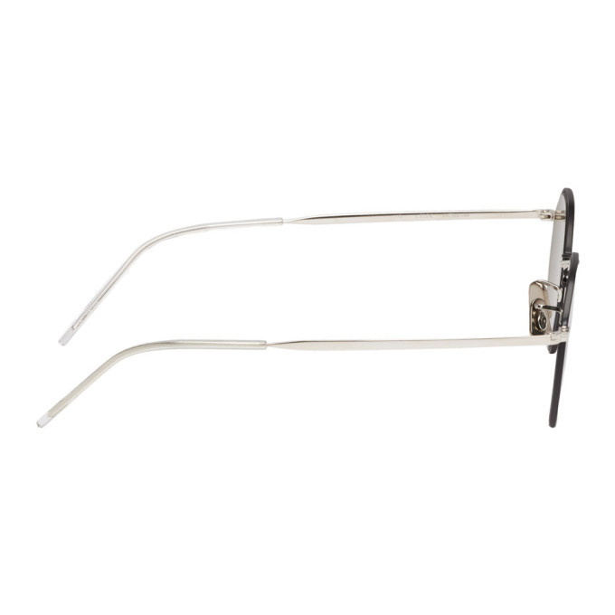 Eyevan 7285 Silver and Black 772 Sunglasses Eyevan 7285