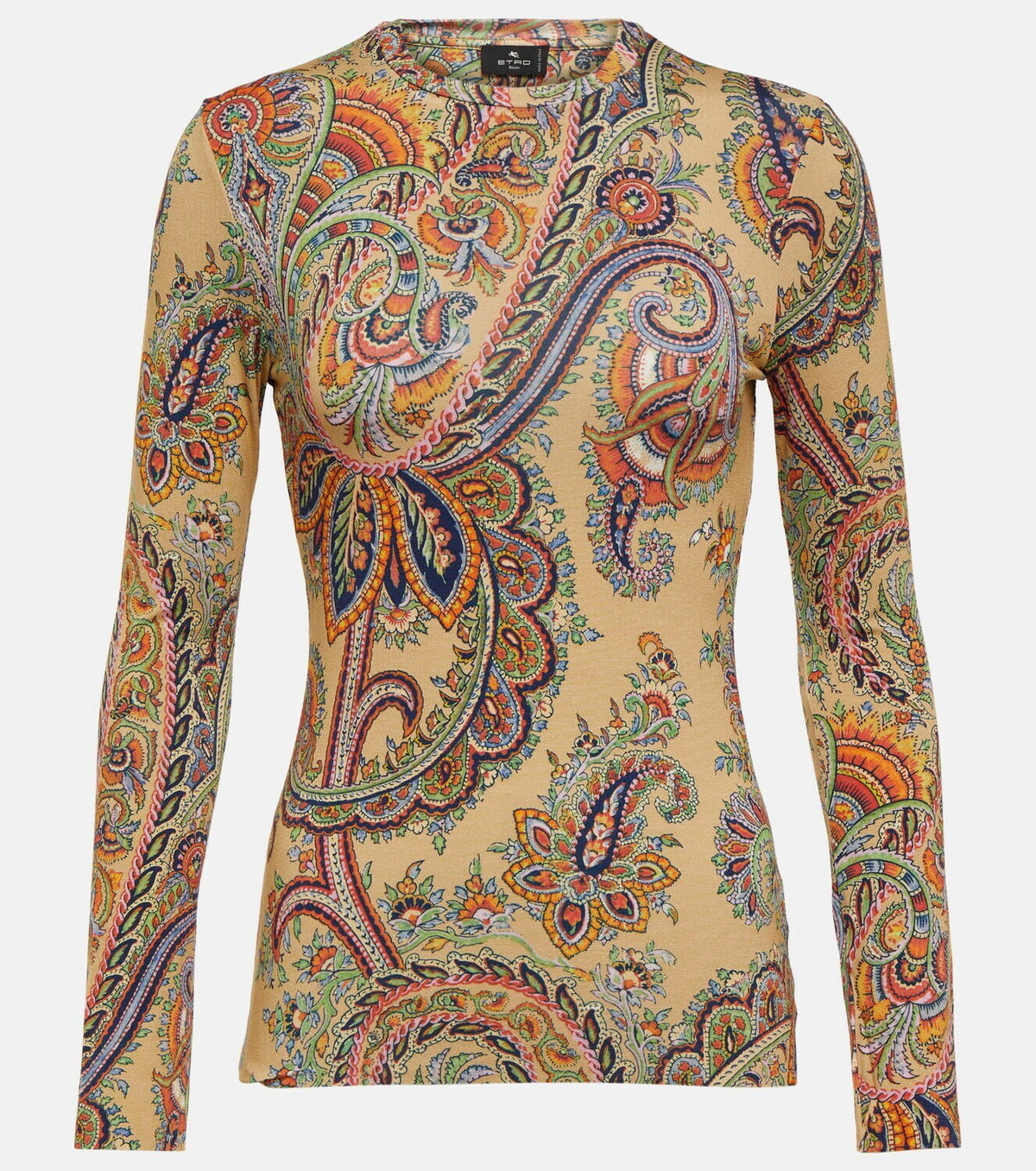 Etro Paisley jersey top