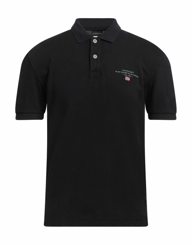 Photo: Napapijri Elbas Ss 4 Mens Polo shirt in Black