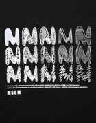 Msgm Mens T-shirt in Black