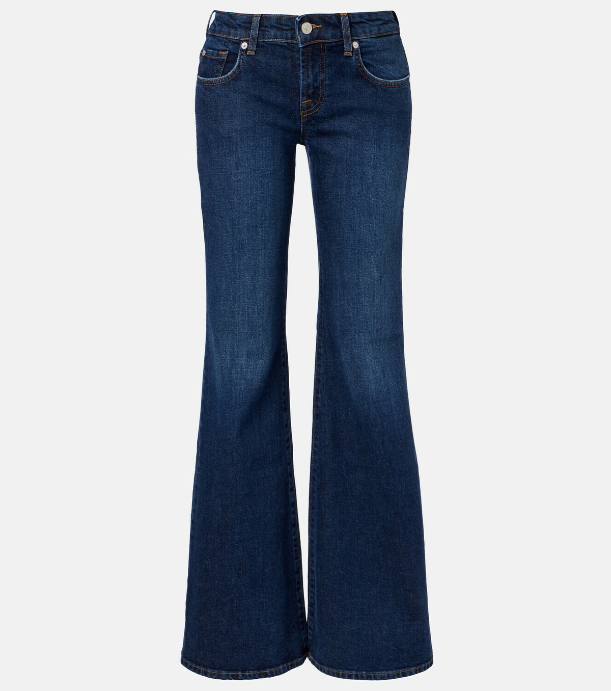 7 For All Mankind Low-rise flared jeans