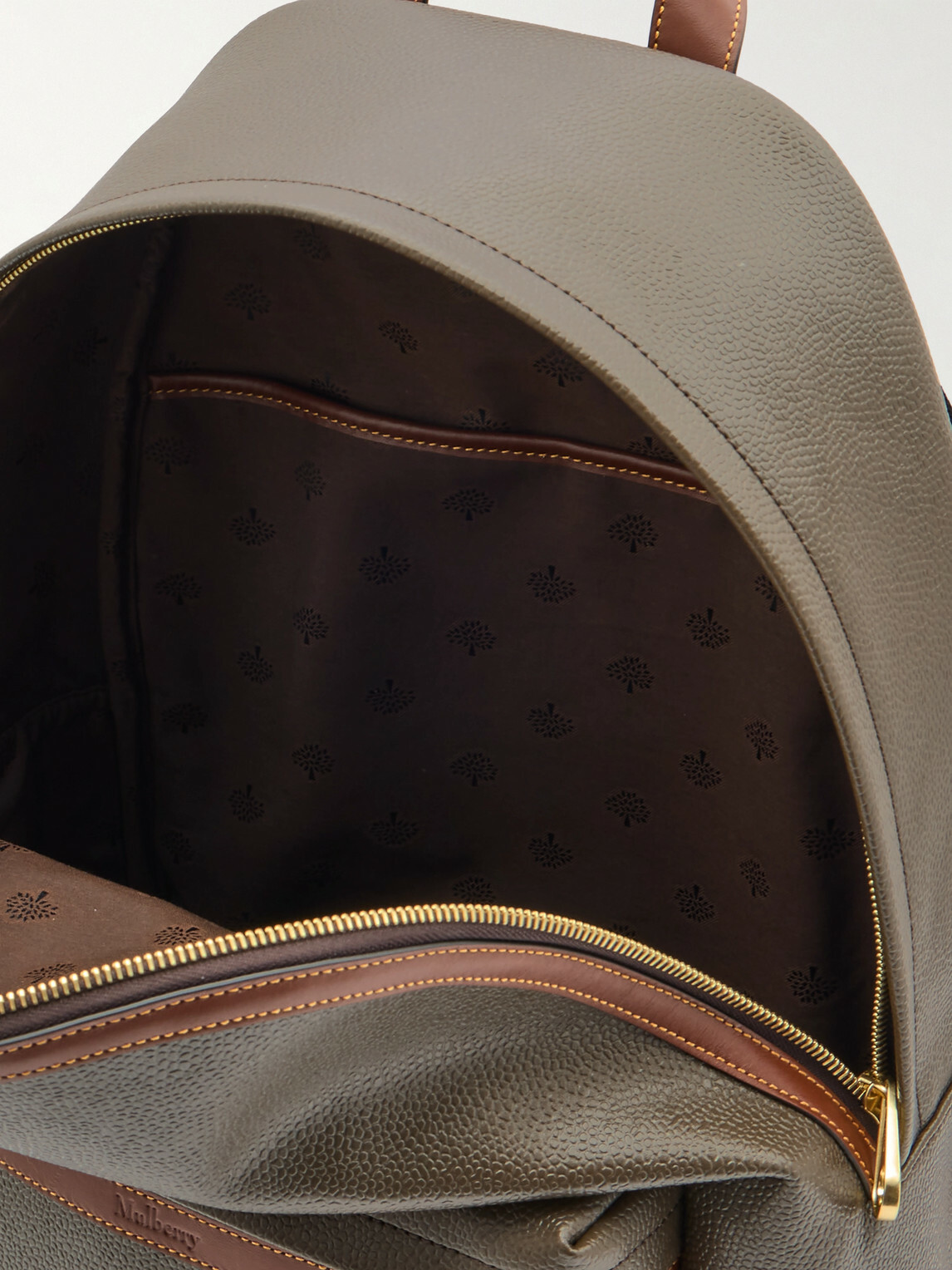 Mulberry - Heritage Leather-Trimmed Eco Scotchgrain Backpack