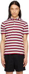 ASPESI Multicolor Striped Polo