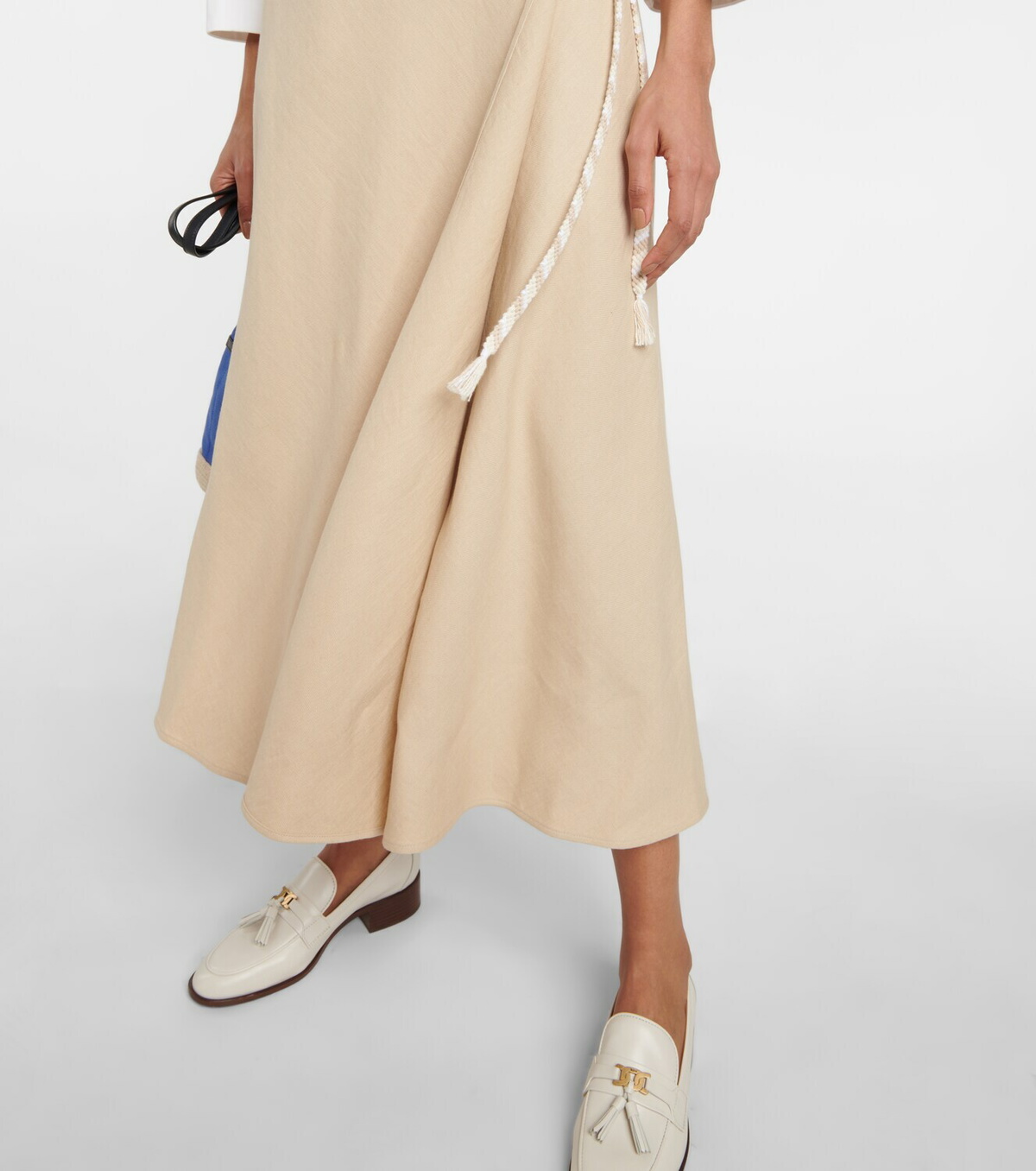 Loro Piana Linen midi skirt Loro Piana