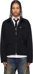 mastermind JAPAN Black Jersey Detroit Jacket