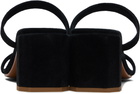 BY FAR Black Tanya Heeled Sandals