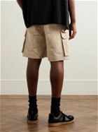 Valentino Garavani - Toile Iconographe Straight-Leg Logo-Jacquard Cotton-Blend Cargo Shorts - Neutrals