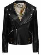GUCCI - Leather Biker Jacket