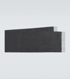 Tom Ford Checked wool and cashmere scarf